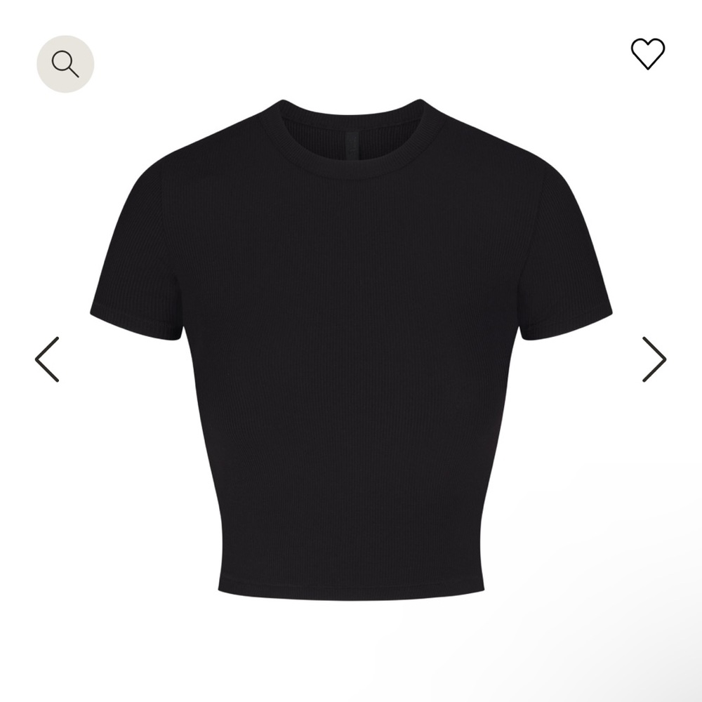 Skims Soft Lounge Cropped Tee